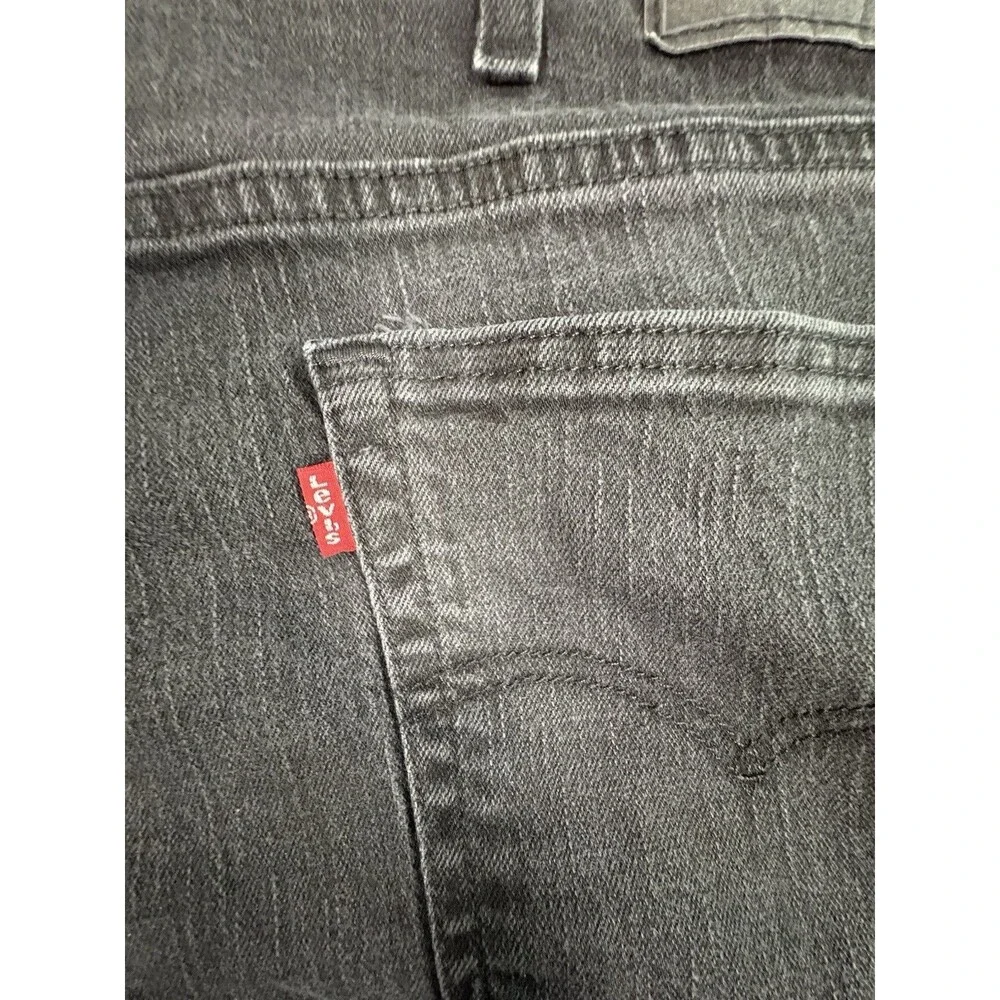 Levi’s 569 Loose Straight Jeans Men’s 40x30 Black Stretch Denim Classic 5 Pocket